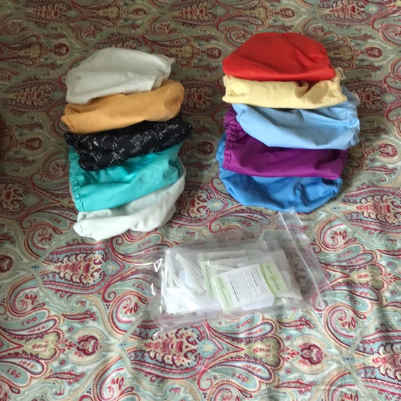 Other - 10 Flip hook and loop diaper covers